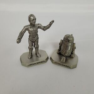 Star Wars Rawcliffe Fine Pewter Collectible R2-D2 and C-3PO Mini Action Figure