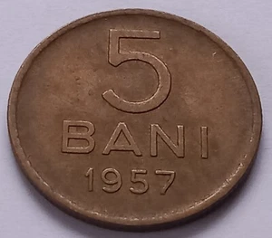 Romania , 5 Bani 1957 - Picture 1 of 2
