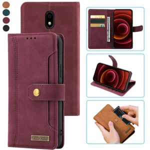 Funda para tarjeta estilo portátil BLU Advance S50, funda magnética abatible de cuero - Imagen 1 de 22