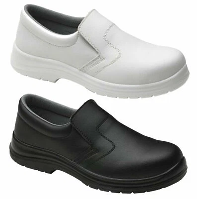 SUPERTOUCH Herren Food-X Slipper leichte Sicherheit Arbeitsschuhe Stahl Zehenkappe rutschfeste Stiefel