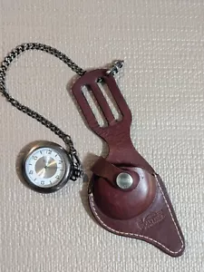 Wolverine Pocket Watch w/Leather Case - Picture 1 of 4