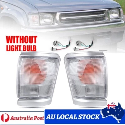 LH+RH Clear Corner Repeater Indicator Blinker Park Lights for Toyota Hilux 97-01 - image 1 of 4