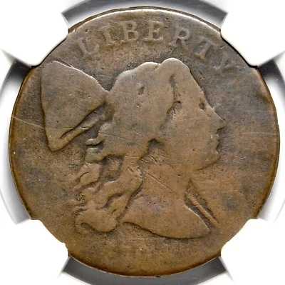 R4+ S23 NGC AG3 1794 LARGE CENT  - Image 1 of 3