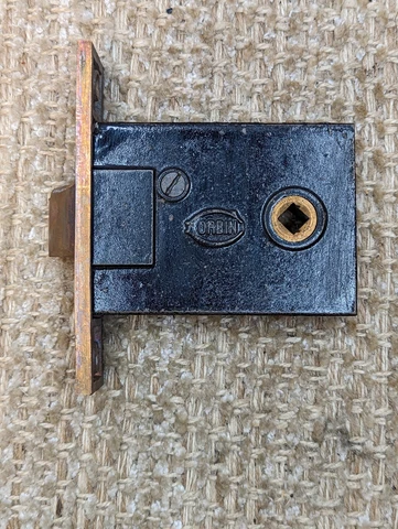 Antique Corbin Interior Mortise Passage Lock Door Hardware #090 Cover