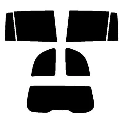 Pre Cut Window Tint for Vauxhall Zafira 1999-05 (A) 5% Limo Rear Car Film Opel - Image 1 of 4