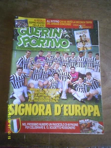 GUERIN SPORTIVO 1993 JUVENTUS DORTMUND 3/0 FINALE UEFA POSTER GEANT JUVENTUS - Imagen 1 de 6