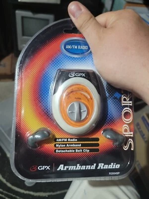 GPX Sport X Armband Radio Digital Tune AM/FM Stereo Radio Water Resistant  - Image 1 of 2