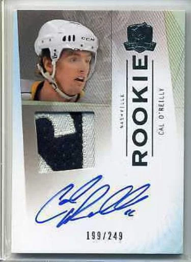2009-10 The Cup #153 Cal O'Reilly Autograph Patch Rookie RC #ed 199/249 (Box DP) - Image 1 of 1