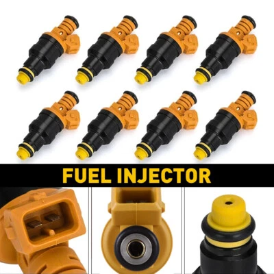 8X Fits 1991-1994 Lincoln Town Car 4.6L V8 Fuel Injectors 3" (76mm) Accessories - Image 1 of 4
