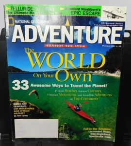 National Geographic ~ ADVENTURE magazine - OCTOBER 2002 issue - Picture 1 of 5