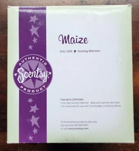 SCENTSY ELECTRIC WAX WARMER " MAIZE " - Picture 1 of 5