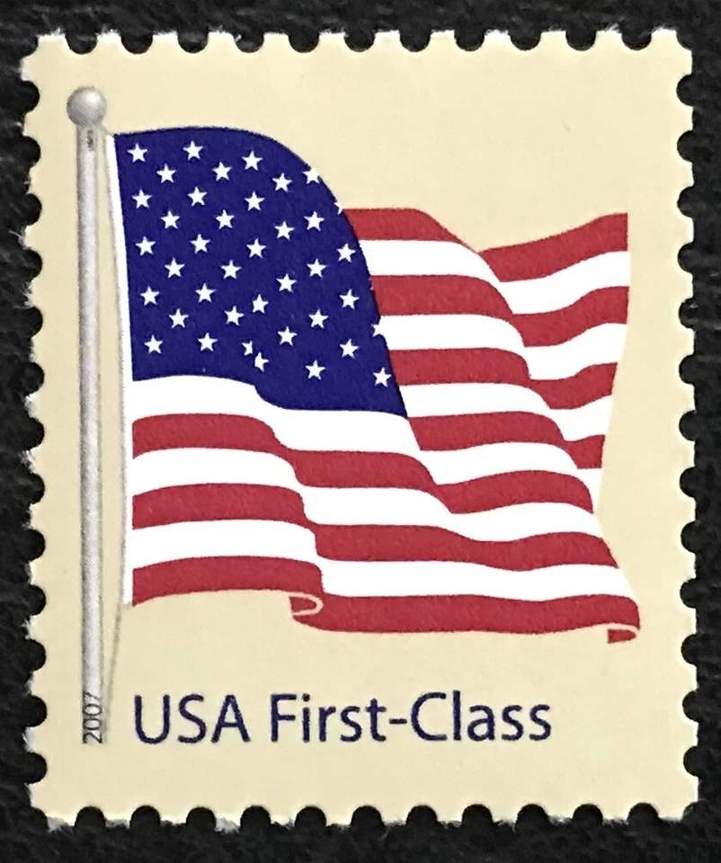 2007 Scott #4129 - (41¢) - AMERICAN FLAG - Single Stamp - Mint NH - Image 1 of 1