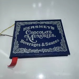 Hershey's Chocolate Memories Miniaturbuch "Getränke & Saucen" blau 1983 - Bild 1 von 5