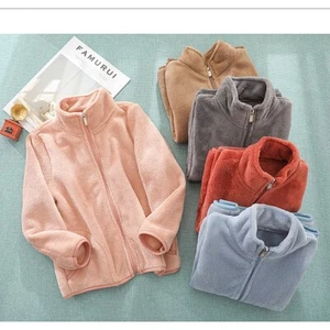 Unisex Children Outwear Baby Boys Girls Solid Color Winter Warm Clothes - Picture 1 of 17