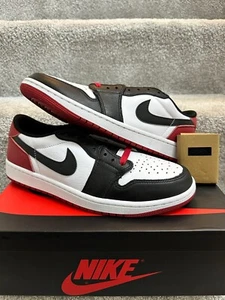 DS Nike Air Jordan 1 Retro Low OG punta nera UK9 US10 EUR44 Royal Bred Chicago - Foto 1 di 5