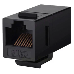 Connecteur coupleur en ligne RJ45 femelle vers UTP Cat5e CAT6 Keystone Jack - Photo 1/12