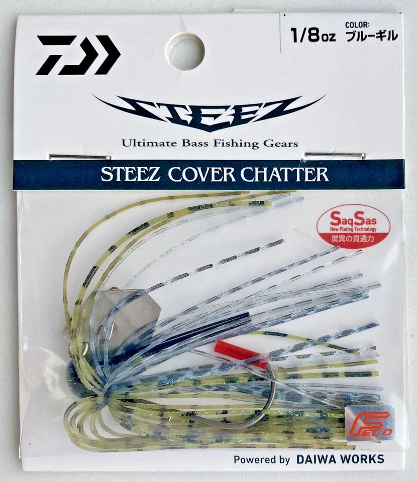 Daiwa Steez Cover Chatter 1/8oz 3,5g Blue Gill Chatterbait Bladed Jig Angelköder - Bild 1 von 1