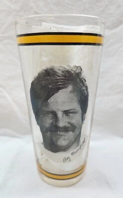 Vintage Ray Masnfield Pittsburgh Steelers 1976 MSA Arby's Collection Glass  - Image 1 of 2