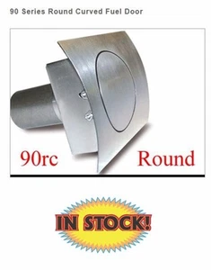 Hagan 90RC - Round 90 Degree Fuel Filler Door - Curved Face - Picture 1 of 3