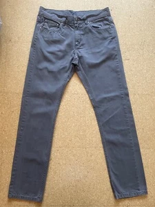 H&M Divided Herren Jungen Denim Jeans Jeanshose Hose Slim Größe 32 Grau - Bild 1 von 7