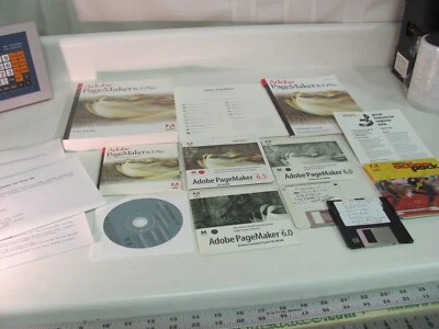 Adobe PageMaker 6.5 Plus 1999 para Macintosh - manuales, paquete de acción, guías de usuario Foto 1 de 4