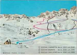 PASSO S.PELLEGRINO - IMPIANTI SCIOVIE ALLA CHIESETTA - MOENA (TRENTO) - Picture 1 of 1