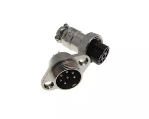 HQ 7 contatti connettore spina aviazione 7 pin - M16 - flangia montaggio pannello - Foto 1 di 1