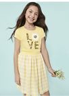 The Children's Place Girls Yellow Sun Valley Daisy Dress Size 7-8 NEW