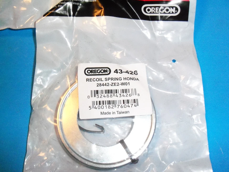 全新 OREGON RECOIL 弹簧 适合本田 28442-ZE2-W01 43-426 免运费 — 第 1/1 张图片