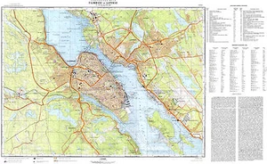 Russian Soviet Military Topographic Maps - HALIFAX (Canada) 1:25 000, REPRINT - Picture 1 of 5