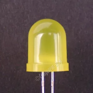 YELLOW Standard 10mm LEDs Pack of 10. UK - Picture 1 of 2