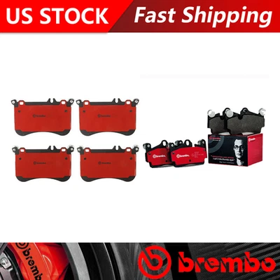 Pastillas de freno delanteras + traseras Brembo OE para Mercedes-Benz SLK55 AMG 2012-2016 Foto 1 de 4