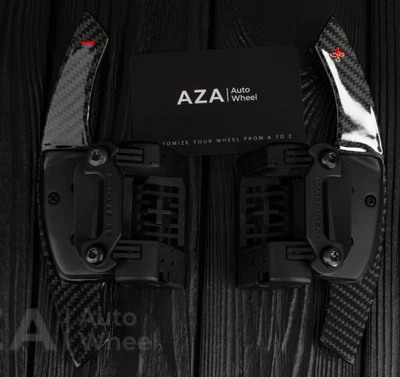 Steering Wheel Extended Paddle Shifters Carbon Fiber BMW E60 M5 M6  06-10 - Image 1 of 4