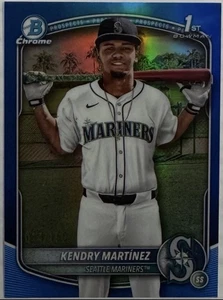Kendry Martinez Bowman 2025 refractor azul cromo/150 Mariners - Imagen 1 de 1