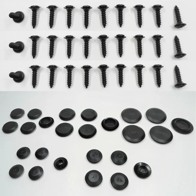 30 INTERIOR SCREWS & 25 SHEET METAL PLUGS! FOR VOLKSWAGEN TYPE 3 RABBIT VAN ETC - Image 1 of 4