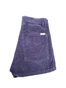Wrangler Hi Cheeky Purple Corduroy Shorts Womens Size 8 High Waist Retro Y2k - Picture 1 of 14