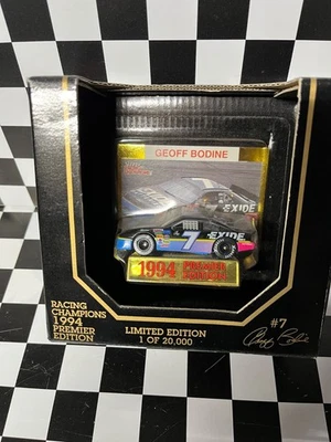 NASCAR Racing Champions 1994 Premier Edition Exide #7 Geoff Bodine 1:64 - Image 1 of 2