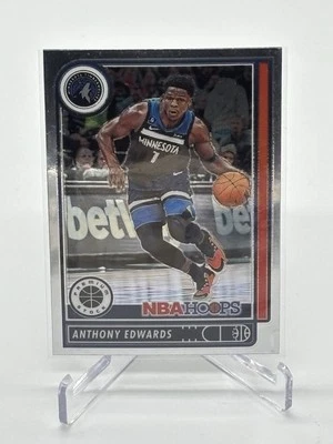2022-23 Panini Chronicles Hoops Premium Stock Silver Anthony Edwards #587 - Image 1 of 2