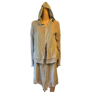 People Like Frank Women S Outfits Set Skirt Jacket Gray Forest Beach Largenlook - Picture 1 of 16