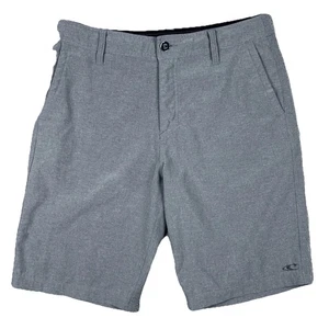 O'Neill Hybrid Mens Chino Shorts Size 30 Gray Hyperdry Loaded Stretch - Picture 1 of 16