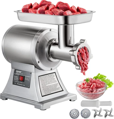 220V Tritacarne Elettrico Inox Tritacarne Professionale Perfetto per Prosciutto  - Immagine 1 di 4