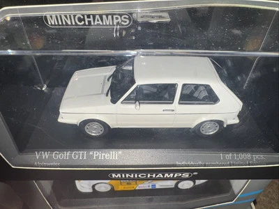 Volkswagen Golf GTi Pirelli año 1983 escala 1.43 Minichamp Foto 1 de 4