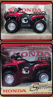 Ertl Honda Foreman Rubicon ATV 1:18 Outdoor Sportsman 4 Wheeler 36488B New In Bx - Image 1 of 4