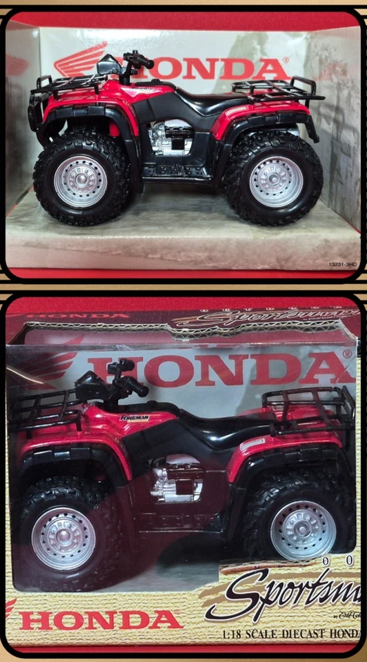 Ertl Honda Foreman Rubicon ATV 1:18 Outdoor Sportsman 4 Wheeler 36488B New In Bx - Image 1 of 4