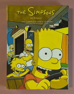 The Simpsons: The Complete Tenth Season DVD Box Set (4-Disc) (Incomplete) - Picture 1 of 4