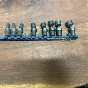 Matco Tools 8 Pc Metric  3/8 Dr 6pt Swivel Impact Socket Set Wobble Sockets - Bild 1 von 7