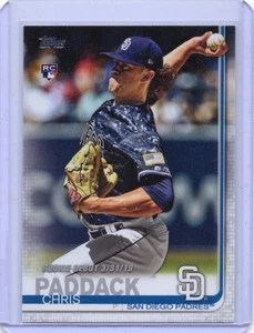 2019 Topps Update Series - Rookie Debut Chris Paddack #US207 (RC) Padres - Picture 1 of 2