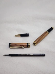 Hauser Bill 707 SF Brown Wood Grain Pen Germany VINTAGE NEEDS INK - Picture 1 of 9