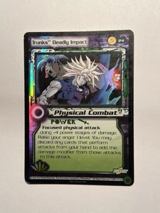 SCORE 2003 Dragonball Z PROMO Trunks Deadly Impact #24 Light Play to moderate - Picture 1 of 12