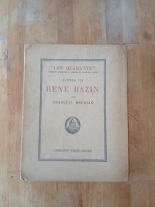 René BAZIN - François Mauriac - Félix Alcan (EO) 1931 papier Hollande n°103/165 - Imagen 1 de 4